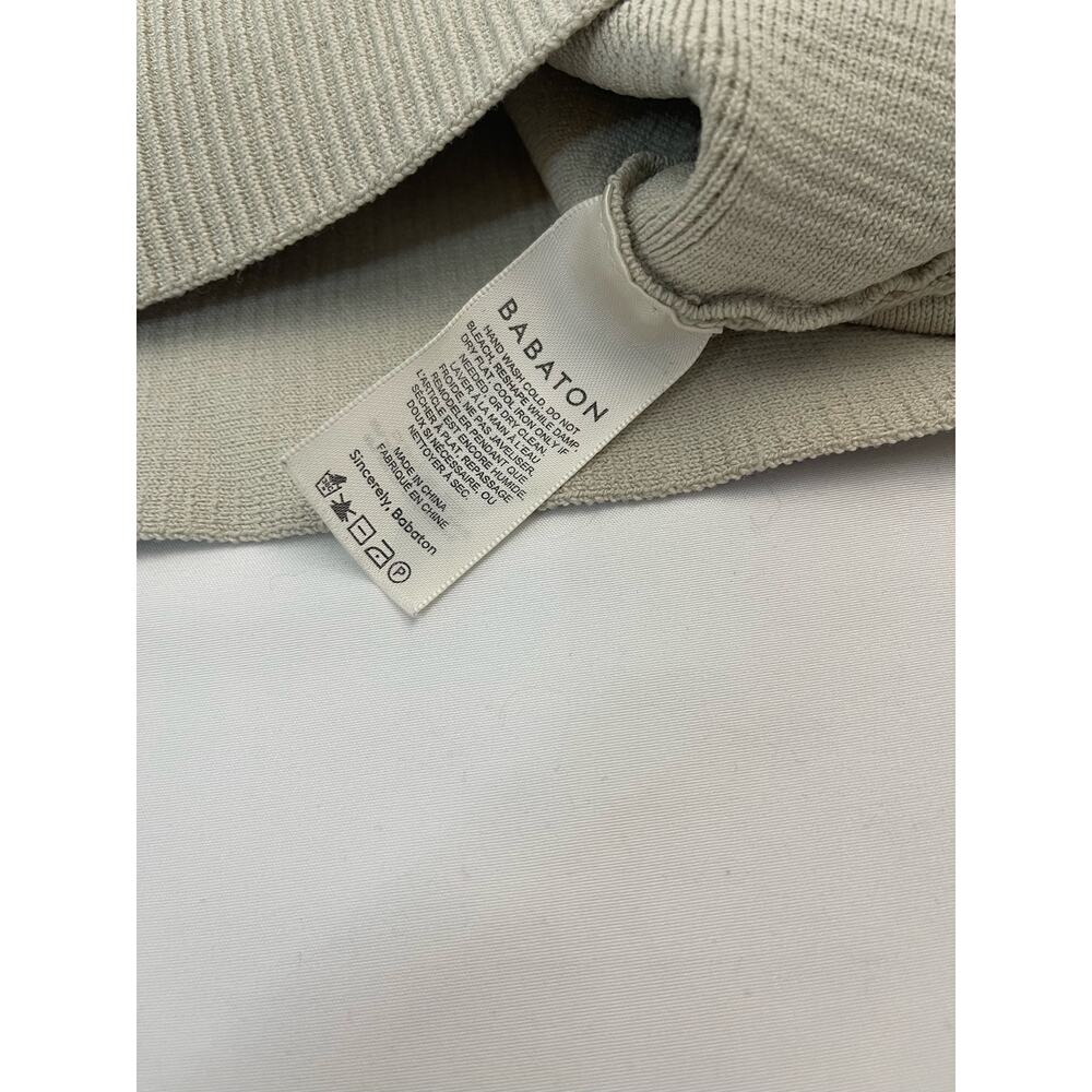 Babaton Sculpt Knit Square Neck Cropped Tank Matte Pearl Size 2XL Essential - Picture 12 of 14